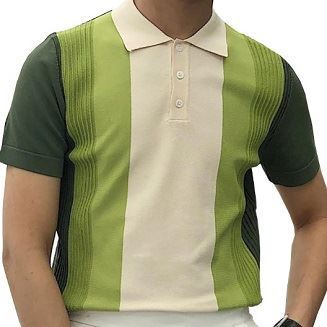 Meeste suvine kampsun Polo Collar Kootud seedripuust kampsun