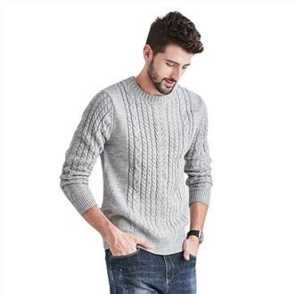 Twist Knit meeste pikkade varrukatega kampsun